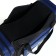Road bag with lightning, 3 outer pockets, long belt, black/blue color