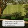 Glocked bed, 195 × 50 × 15 cm, green, Greengo
