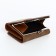 Women's wallet on magnets, brown color