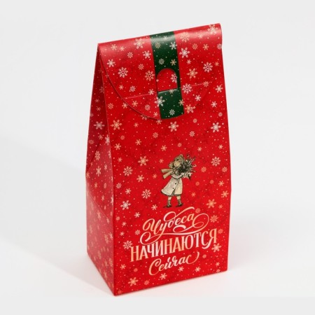 Folding box "Retro Post", 9 x 19 x 6 cm, new year-5