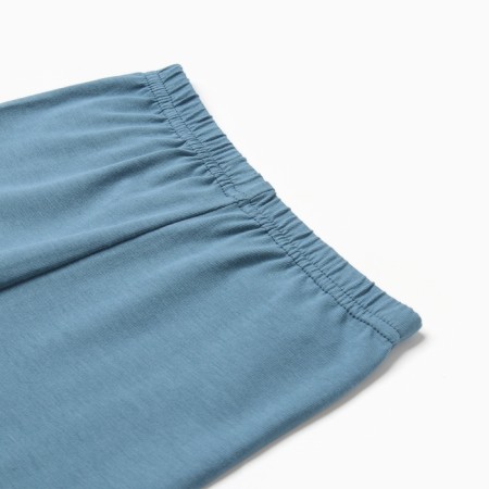 Kit for girls (T -shirt/shorts), white/blue color, height 110 cm-3