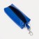 Key of lightning, length 13 cm, ring, carbine, blue color
