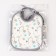 Bibs laid children's baby, 17x20 cm (packing 10 pcs., Gray edging)
