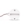The base of Ambrella Track System GL7021 for the installation of a single -phase lamp, white color