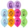Shar Latex 14 “Princess”, pastel, 2-sided, set of 50 pcs., Mix