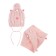 Children's knitted set for girls: hat and snood, size 46