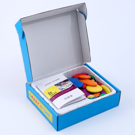 Developing set "pebbles", 24 × 19.5 × 6 cm, 36 pebbles + a book with tasks-9