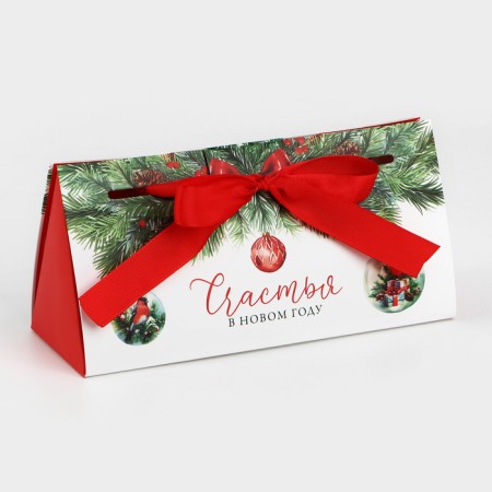 Gift box "Happiness", 20 x 9.5 x 7.5 cm, New Year-2