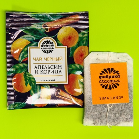 Black tea "Cool man": orange and cinnamon, 25 bags of x 1.8 g. (18+)-2