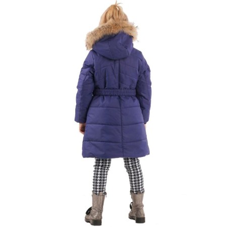Coat for girls "Juno", height 158 ​​cm, ink color-1