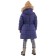 Coat for girls "Juno", height 158 ​​cm, ink color