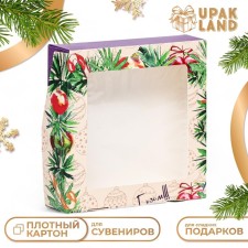 Folding box with the window 