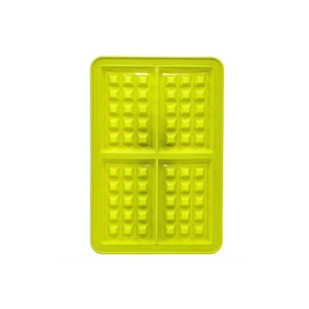 Form for baking Viennese waffles, from silicone on a metal frame-2