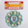 Easter stand for 12 eggs and kulich "Rabbit", 30 x 30 cm.