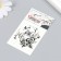 Tattoo on the body "cat and month" 5.3x6.2 cm