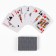 Set 6 in 1: Flaw 8 OZ, glass, funnel, cubes 5 pcs, cards, chess, 18 x 24 cm
