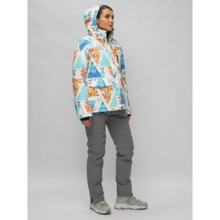 Ski suit female, size 42, blue color-25