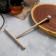 Stick/ blade for the preparation of pancakes large, d = 16 cm, handle 22 cm