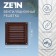 Ventilation grate Zein Lux RM1717kr, 175 x 175 mm, with a grid, metal, brown