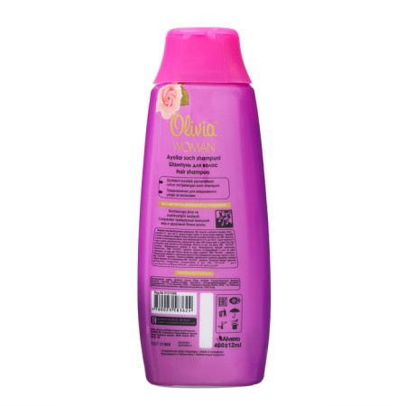 Hair shampoo Olivia Man & Woman "Strength and Brill", 400 ml-1