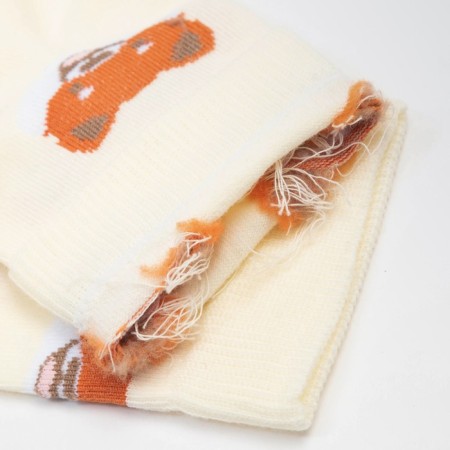 Children's socks, dairy color/dog print, size 16-3