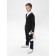 Knitted cardigan for a boy Pure Love, height 140 cm, black color