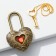 Wedding castle with the key "Love".