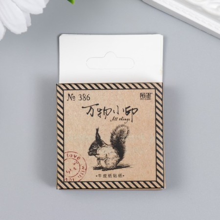 Stickers for Retro creativity set 46 pcs 4.4x4.4x1.1 cm-3