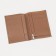 Male purse without fastening, department for passport, beige color