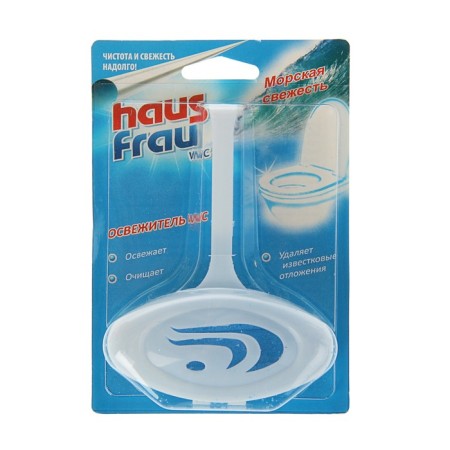 Haus frau toilet cleaning tools, "sea freshness" suspended on a blister, 1 pc.