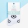 Nosk children's kaftan "football", rr 18-20, white