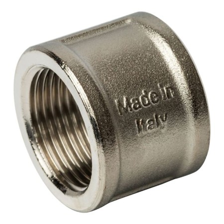 The coupling Stout SFT-0006-000011, 1 ", internal/internal thread, nickelled brass-2