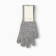 Women's gloves minku, gray color, 25 cm