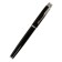 Gift handles, 2 pieces, in the leatherette case (feathers and ball), PB IM, black/silver