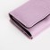 Women's wallet on the button, lilac color