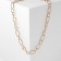The necklace "chain" is different links, color gold, l = 44 cm