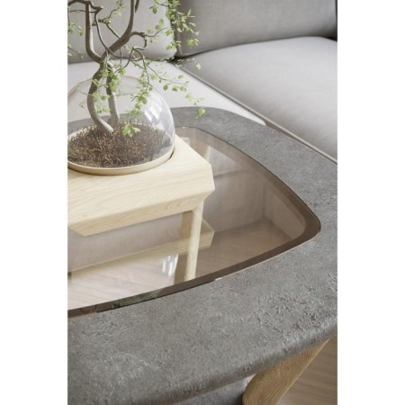 Journal table "Melbourne", 650 × 650 × 500 mm, color gray concrete-1