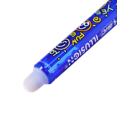 Gel handle Erased BIC Gelocity Illusion, node 0.7 mm, blue ink, price for 1 pcs-11