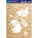 Stickers for the windows "New Year's bustle", reusable, 33 x 50 cm, New Year