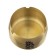 Stainless steel ashtray "boss", 8 x 5 cm, gold