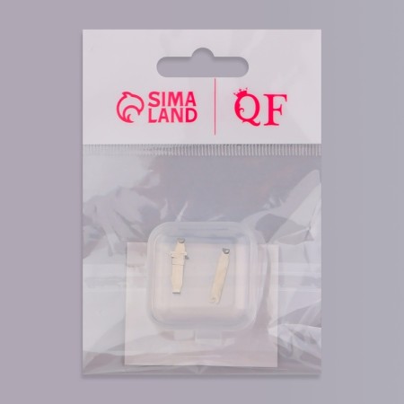 Corrector-fixer for an ingrown nail, size m, in a plastic case, silver color-9