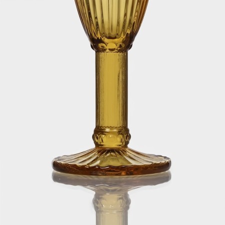 The glass of the Bosphorus, 160 ml, 7 × 7 × 20 cm, yellow color,-1