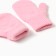Double children's mittens, pink color, rn 14