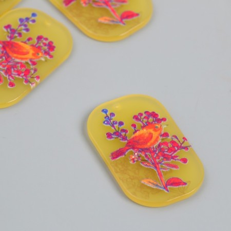 Acrylic's work decor "Bird in Sukhotz - 0.2x2.4x4 cm