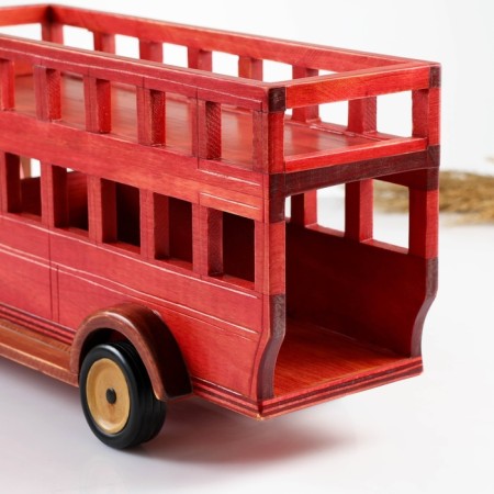Mini-bar/stand for a bottle bus, red-5