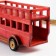 Mini-bar/stand for a bottle bus, red