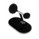 Wireless charging station 3 in 1 LCC-83, 15 W, Magsafe, with a stand, backlight, black