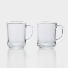 Set of glass mugs PUB, 250 ml, 2 pcs