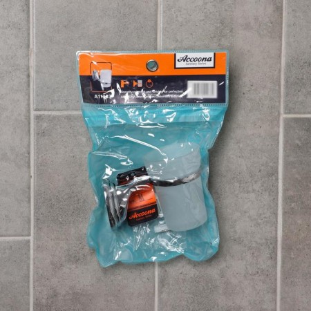 Holder for toothbrows, wall -mounted "Accoona A11103", glass, color chromium-4