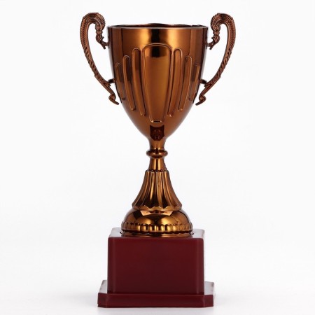 Cup 045, award figure, bronze, plastic stand, 20 x 10.6 x 8 cm.-2